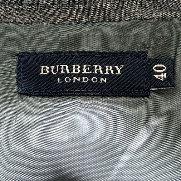 Burberry Gray Silk Blend Pencil Skirt - Picture 3 of 5